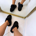COZY PANTOFFEL FC-906/902 - ALL BLACK