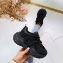 SPARKLING DETAIL SNEAKER 8997 - BLACK