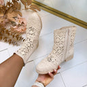 WOVEN BOOT XJ-1000 – BEIGE