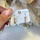 DIAMOND EARRING S1081 - GOLD