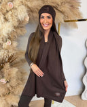 GUESS KNITTED SCARF AW5632VIS03 - BTC BROWN