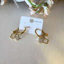 CLOVER CHARM EARRING EH1150 - GOLD
