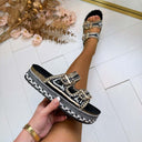 *SALE* HENNA SLIPPER LX9633 - BLACK