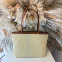 *SALE* VALENTINO BAGS MAIAM SHOPPING BAG VBS9TE01PAG - NATURALE/CUOIO