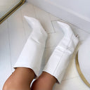 BRITT LEATHER LOOK LAARS 2526A - WHITE