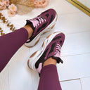 STEVE MADDEN POSSESSION-E SNEAKER 4652 - BUR PINK SUEDE