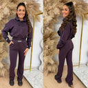 UNIQUE THE LABEL MOLLY VEST DEEP BERRY
