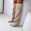 NORA WILDLEDERSTIEFEL DES8102 - BEIGE/S