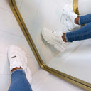 STEVE MADDEN BASKET POSSESSION-E 0033 - BLANC