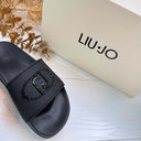 **LAATSTE MAAT 35** LIU JO SLIPPER MYKONOS 01 BA6077 EX028 - BLACK