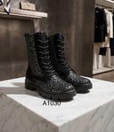 SHINE LEOPARD BOOT A1030 - BLACK