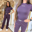 UNIQUE THE LABEL ROBYN SHORTSLEEVE DEEP BERRY