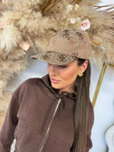 GUESS JEANIE ALLOVER LOGO BASEBALL CAP AW5503POL01 - LTL