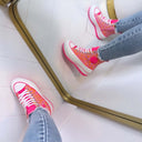 PLATEAU DETAIL SNEAKER LS-680 - FUCHSIA