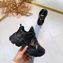 BUFFALO BINARY PINK 2.0 SNEAKER 16408 - BLACK