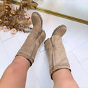 BOTTES SUEDINE VEGAS DES8076 - KAKI/DAIM