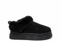 FLUFFY PANTOFFEL 9072 - BLACK