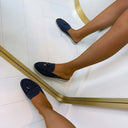 NALA MOCASSIN DES8016 - BLEU FONCÉ