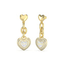GUESS HEART EARRING JUBE04024JWYGWHT