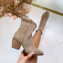 COWBOY BOOTY DE326 - KHAKI/SUE