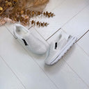 **LAATSTE MAAT 37** GLAM ZIP SNEAKER YY229 - WHITE