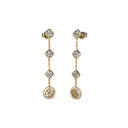 GUESS DIAMONDS LOGO EARRING JUBE04157JWYGT