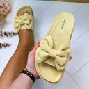 *SALE* DUBBELE STRIK SLIPPER 3890 - YELLOW