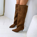 NORA SUEDETTE-STIEFEL DES8102 - L.BROWN/S