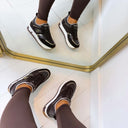 LIU JO MAXI WONDER 97 SNEAKER BF6005/PX310 - MOKA