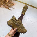 STEVE MADDEN POSSESSION-E SNEAKER 0033 - KOE KHAKI OLV SUEDE
