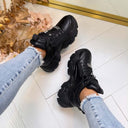 BUFFALO BINARY PINK 2.0 SNEAKER 16408 - BLACK