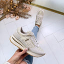 GUESS FASHION SNEAKER FLTEG5LEA12 - OFF WHITE