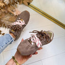 STEVE MADDEN ASIEL SNEAKER 5159 - TAUPE SUEDE