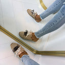 STEVE MADDEN ASIEL-MULE SLIP-ON-SNEAKER 5395 - BEIGEFARBENES WILDLEDER