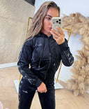 PULL COL MONTANT GUESS OLYMPE V4YQ05KCAY2 - NOIR