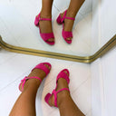 LINDA HEEL X5-388 - FUCHSIA
