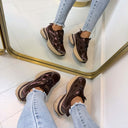 NEW SNEAKER C3965 - BROWN