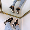 STEVE MADDEN SNEAKER SEDGWICK 5441 - BLK/LEOPARD