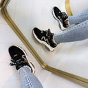 STEVE MADDEN MAXFIELD-E SNEAKER 5434 - BLACK SUEDE
