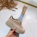 FLOWER SNEAKER R150 - KHAKI