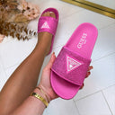 GUESS SPARK BEACH SLIPPER E6GZ16BB00F - G6J7 ROSE