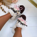 STRIKJES PANTOFFEL LT33-96 - BROWN