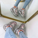 BUFFALO CLD CHAI SNEAKER 16289 - MERMAID/PINK