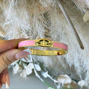 COLOUR CHAIN BRACELET SZ2394 - PINK GOLD