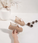 *KIDS* FURRY UGIE BOOT/PANTOFFEL 20409 - BEIGE