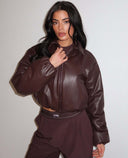 UNIQUE THE LABEL SEMMI BOMBER CACAO