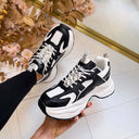 BUFFALO YUNO SNEAKER 18478 - BLACK/WHITE