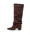 DAISY STIELSTIEFEL MIT ABSATZ DES8528 - BROWN/PU