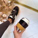 GUESS VELVET SNEAKER FLFN2AFAB12 - BROWN