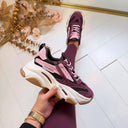 STEVE MADDEN POSSESSION-E SNEAKER 4652 - BUR PINK SUEDE